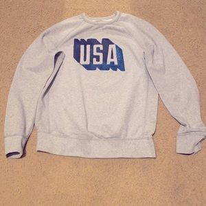 American Eagle Crew Neck USA Sweatshirt